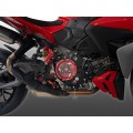 DBK Special Parts (Ducabike) EVO LED Clear Wet Clutch Cover for the Ducati 890 V2 Engine (2025+)